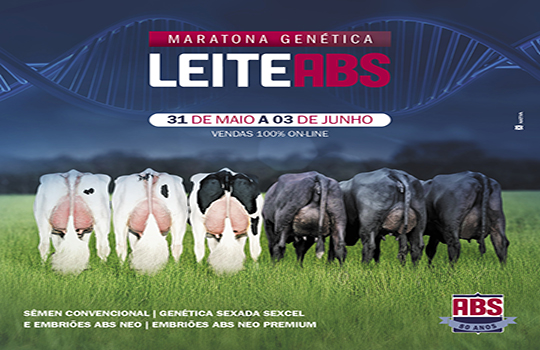 Maratona Genética Leite ABS - 31 de Maio a 03 de Junho